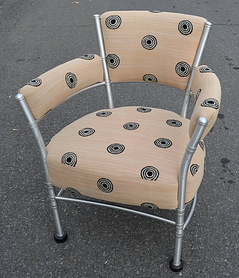 Aluminum Pair of Warren McArthur Lounge Chairs