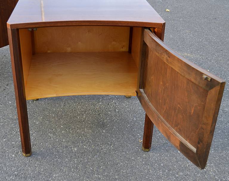Pair of Walnut End Tables by Edmond Spence 3