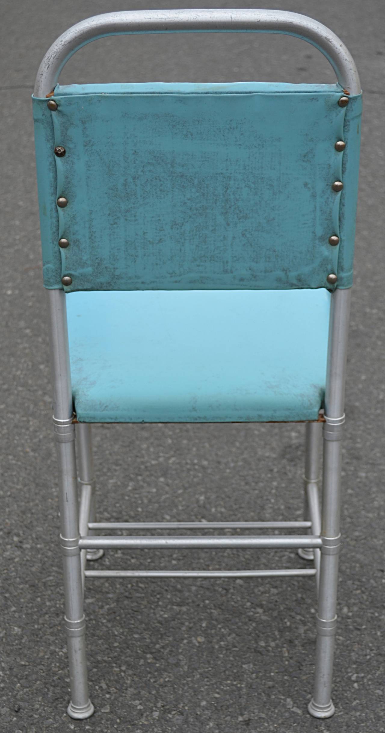 Warren McArthur Aluminum Desk Chair In Excellent Condition For Sale In Hudson, NY