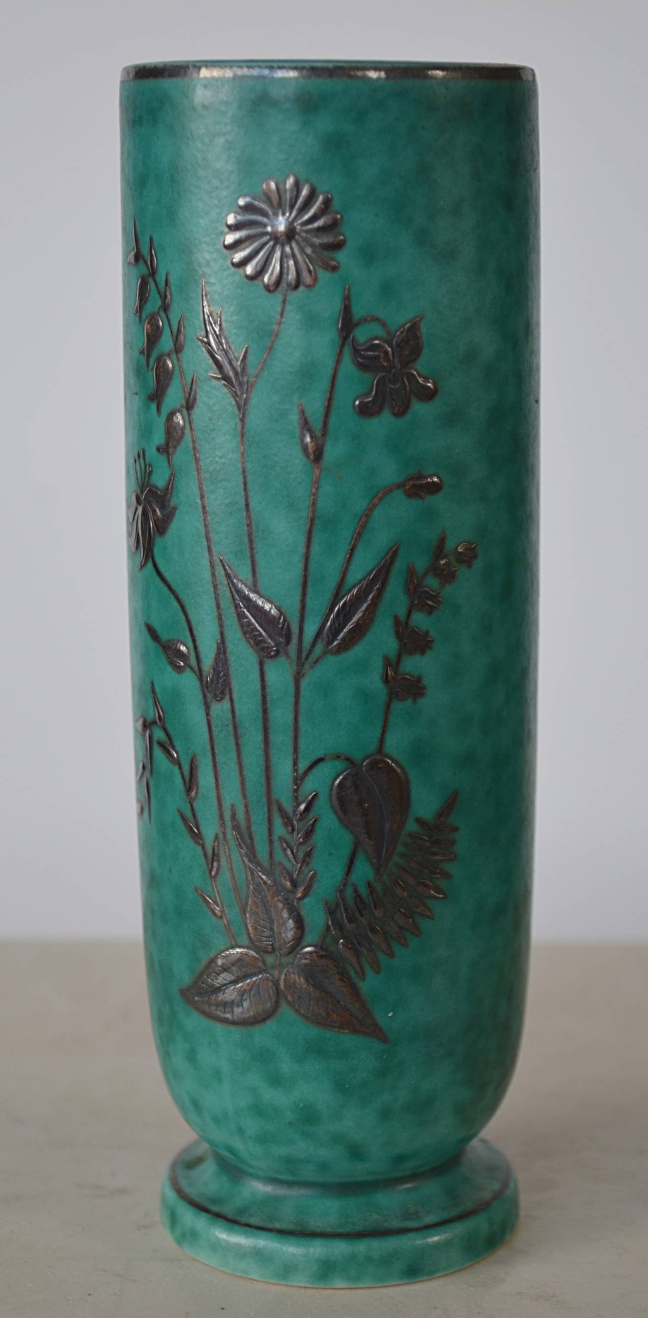 Wilhelm Kage Ceramics Argenta for Gustavsberg 1930's In Excellent Condition For Sale In Hudson, NY