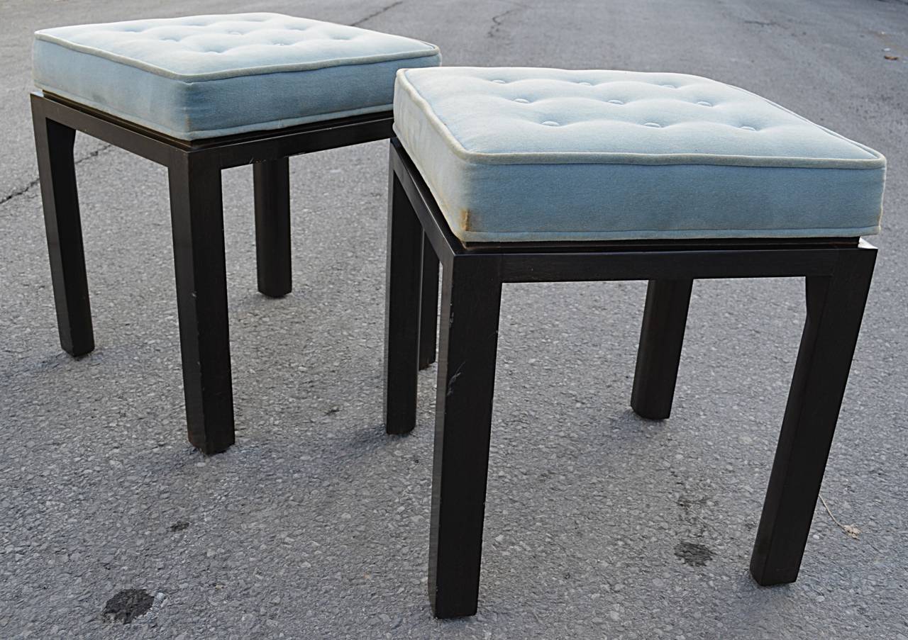 Mid-20th Century Pair of Stools / Benches by Harvey Probber