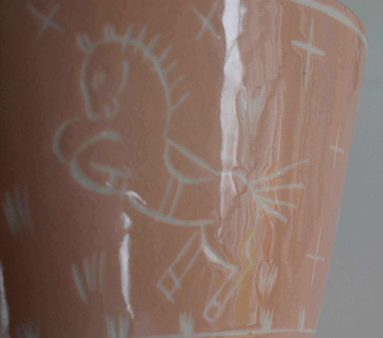 Waylande Gregory Lidded Jar with Horse Motif