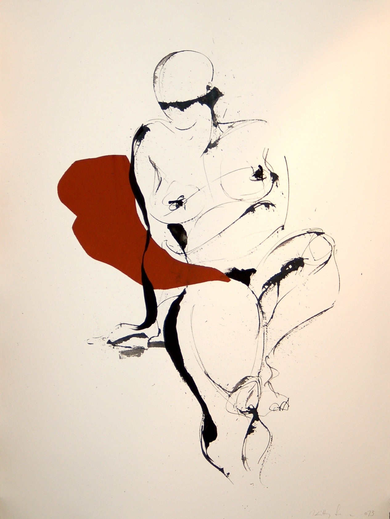Kitty Sabatier Ink Nude For Sale