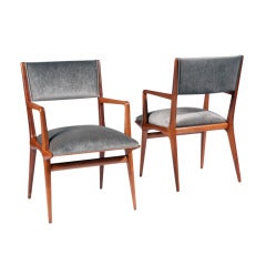 Vintage Pair of Carlo de Carli Pull-Up Chairs