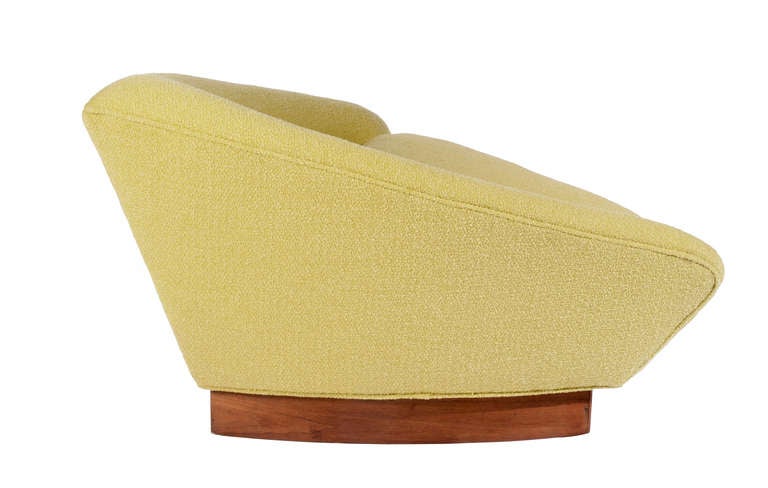 Pair of Adrian Pearsall Triangular Lounge Chairs In Excellent Condition In Brooklyn, NY