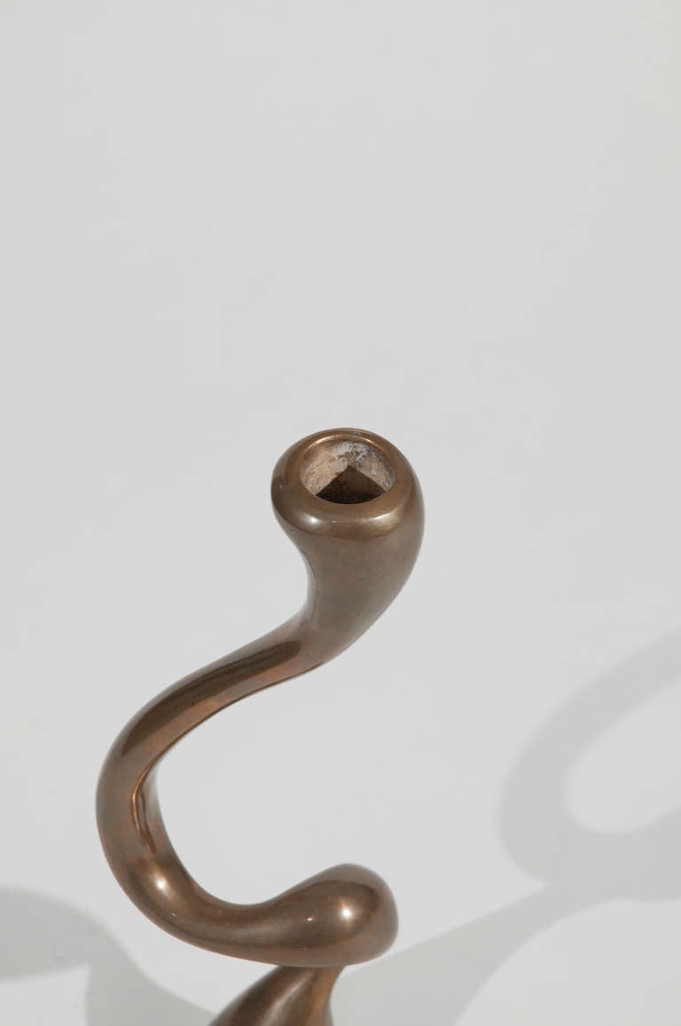 Undulating, organic form in solid bronze by noted Chicago designer Jordan Mozer. Stamped "Mozer" on underside. 

See this item in our Brooklyn showroom, 61 Greenpoint Ave., Suite 312, Brooklyn, 11 a.m. to 5 p.m. Tuesday through Friday and