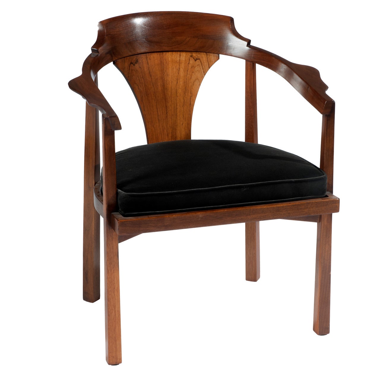 Edward Wormley for Dunbar Horseshoe Armchair, circa 1950s