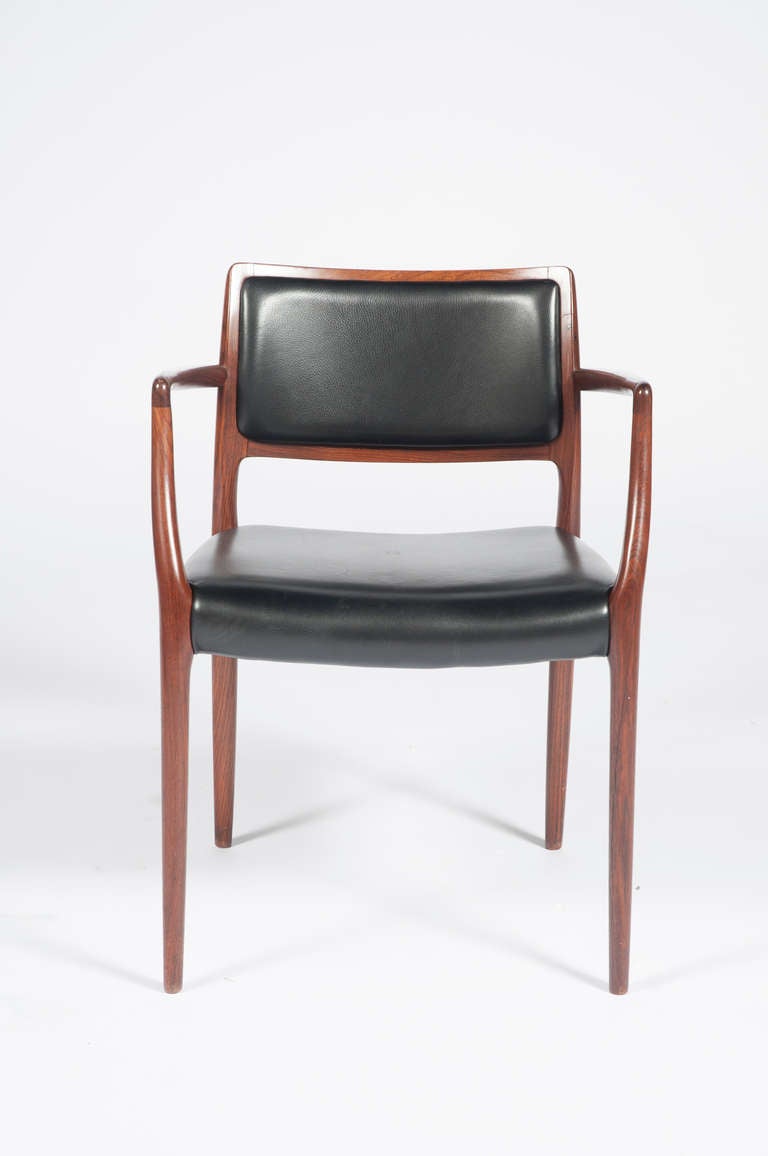 Niels Moller Rosewood Armchair, Circa 1960s In Excellent Condition In Brooklyn, NY