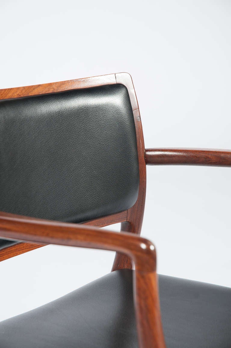 Mid-20th Century Niels Moller Rosewood Armchair, Circa 1960s
