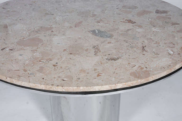 American Stainless and Limestone Pedestal 