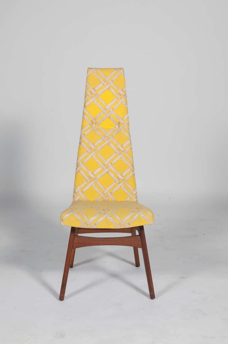 Late 20th Century Adrian Pearsall High-Back Dining Chairs For Sale