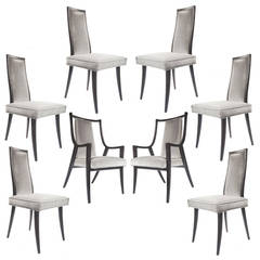 Set of Eight Dining Chairs by Harvey Probber