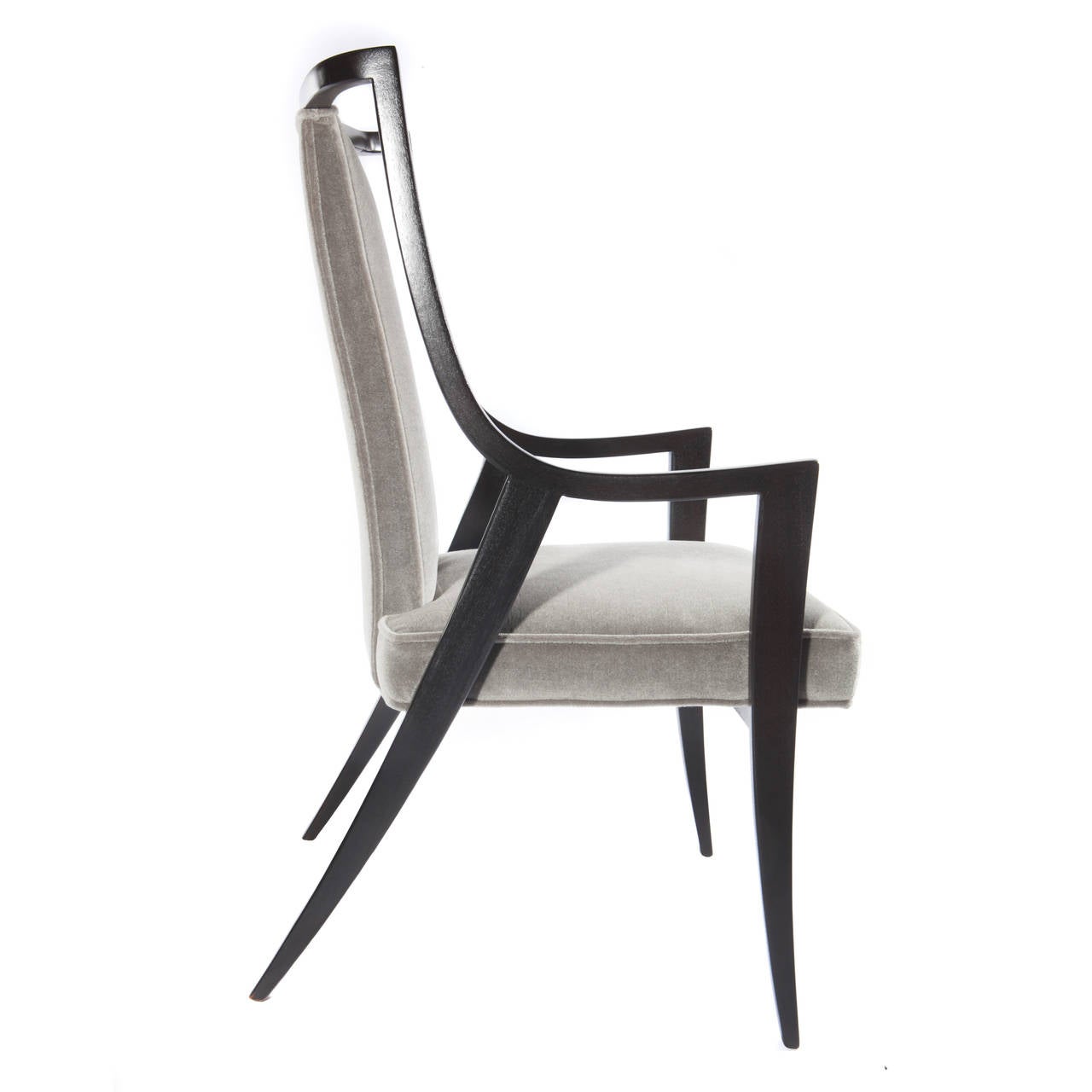 Set of Eight Dining Chairs by Harvey Probber at 1stDibs