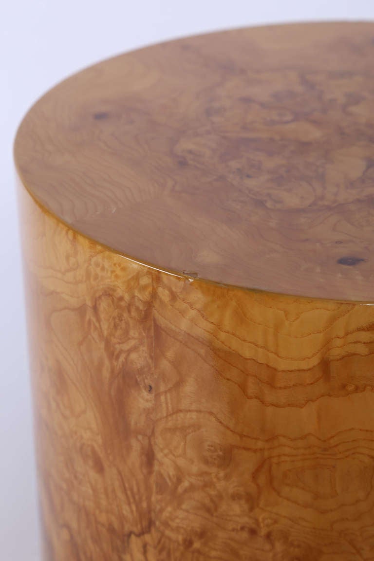 Matching Burl Drum Tables by Habitat 1
