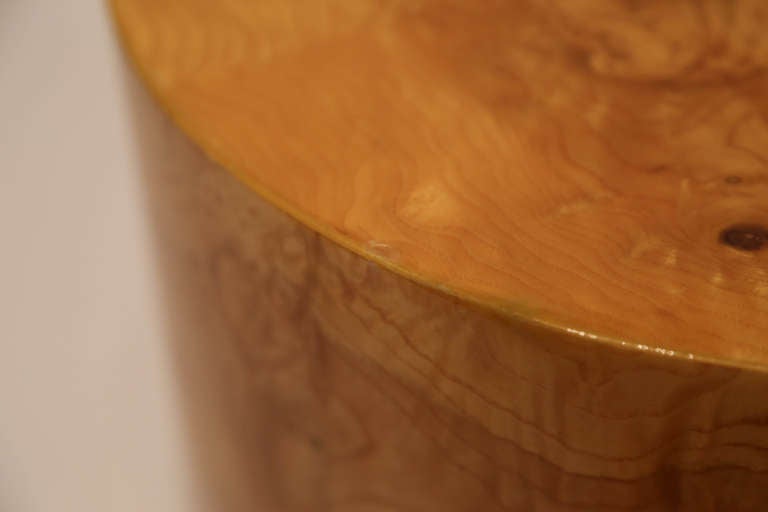 Matching Burl Drum Tables by Habitat 2