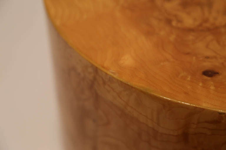 Matching Burl Drum Tables by Habitat 3