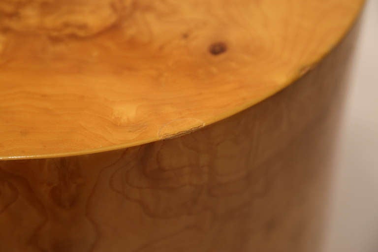 Matching Burl Drum Tables by Habitat 5