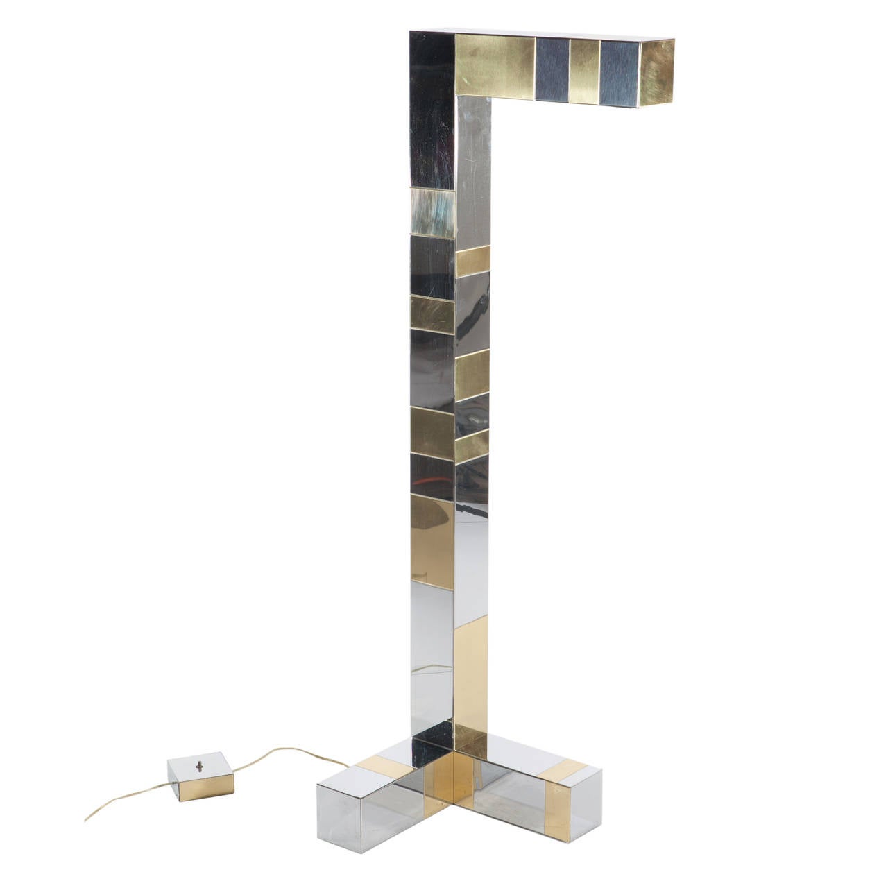Sculptural floor lamp from Evans' blockbuster 