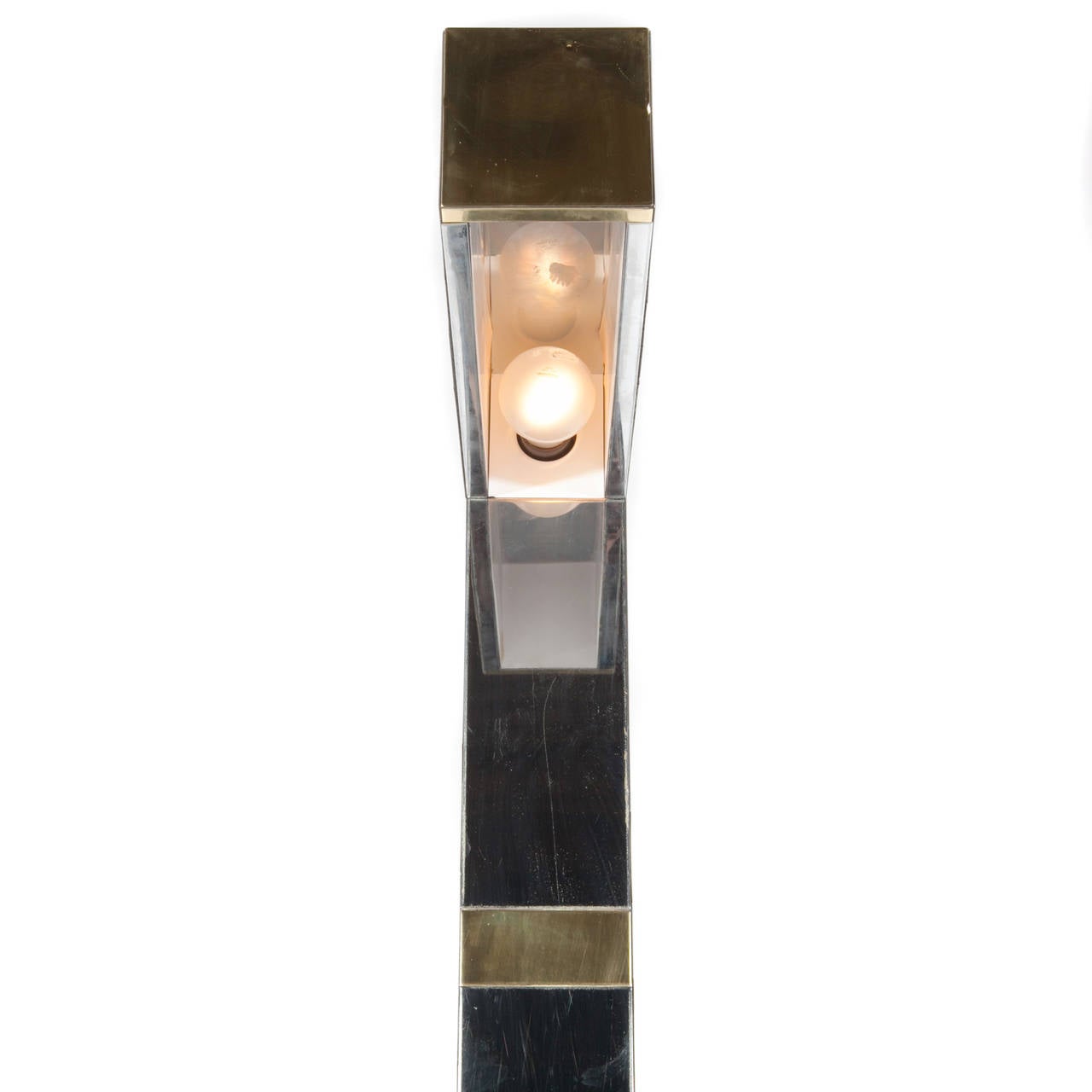 1970s Paul Evans Brass and Chrome 