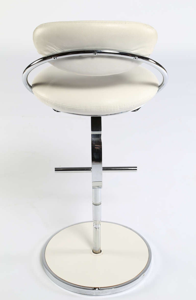 Pair of DIA Swivel Bar Stools In Excellent Condition In Brooklyn, NY