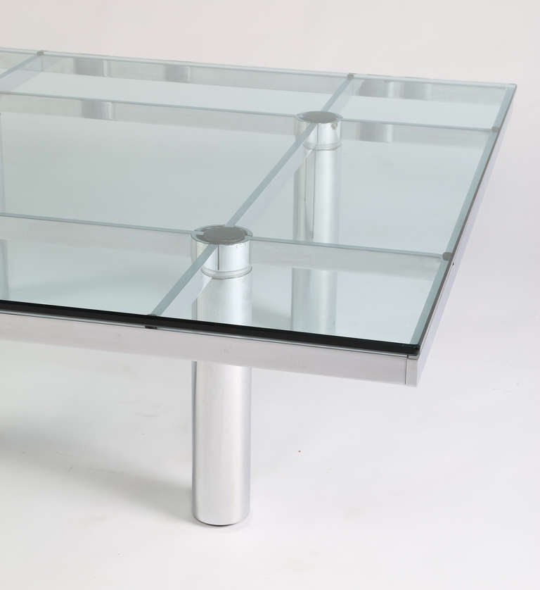 Chrome Andre Table designed by Afra and Tobia Scarpa for Knoll