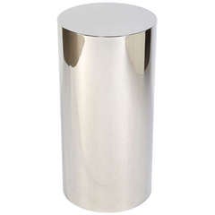 Brueton Stainless Steel Pedestal Table