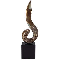 Joseph Burlini 1960s Bronze Table Sculpture 7