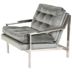 Milo Baughman-Style Lounge Chair by Cy Mann