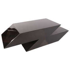 Lacquered Z-Shaped Wall Console