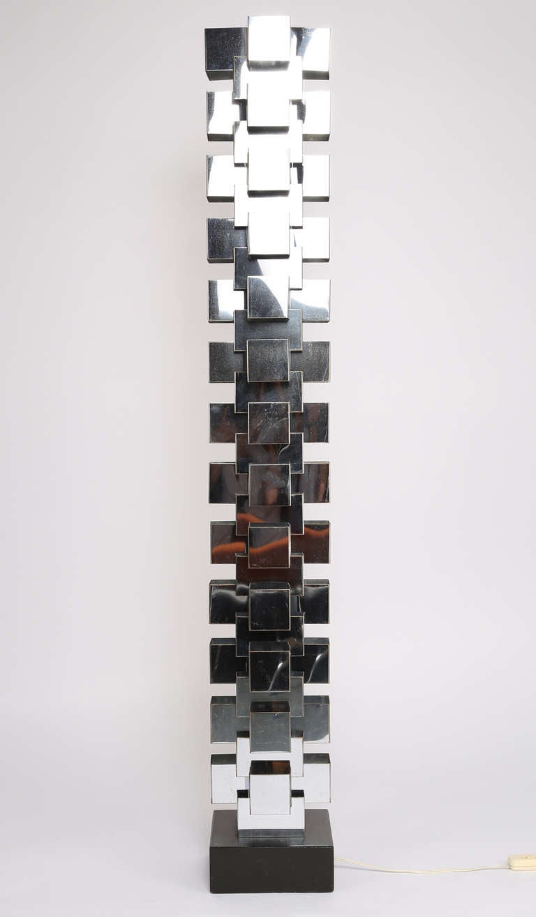1970s C. Jeré, Artisan House Interlocking Tower Lamp