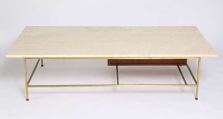 American Paul McCobb Travertine Coffee Table