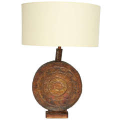 Large Copper Marcello Fantoni Table Lamp, circa 1960s 10
