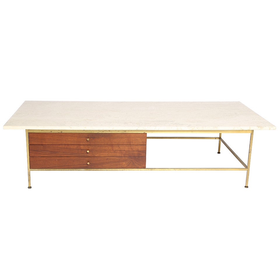 Paul McCobb Travertine Coffee Table