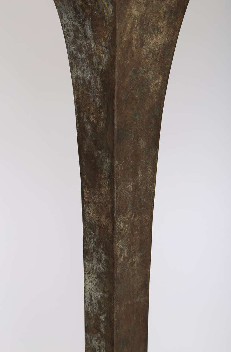 Unknown Solid Bronze Sculptural Floor Lamp in the Style of Hansen, circa 1960s