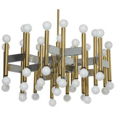 Amazing 49-Socket Gaetano Sciolari Chandelier, circa 1960s 3