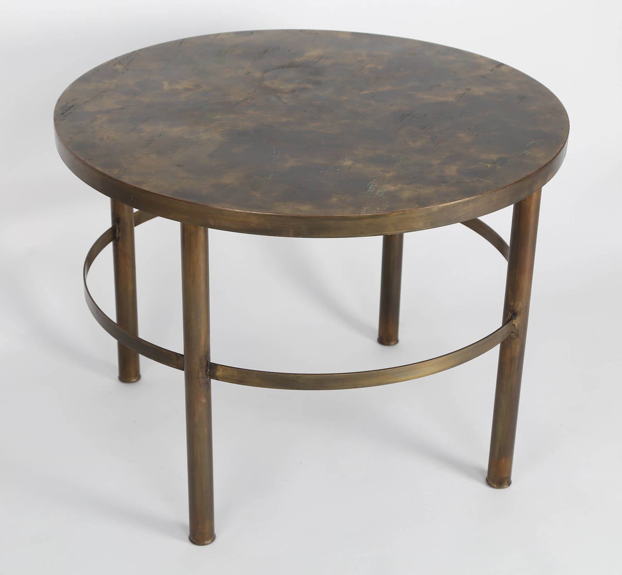 Bronze End Table by Philip and Kelvin LaVerne, circa 1960s at 1stDibs