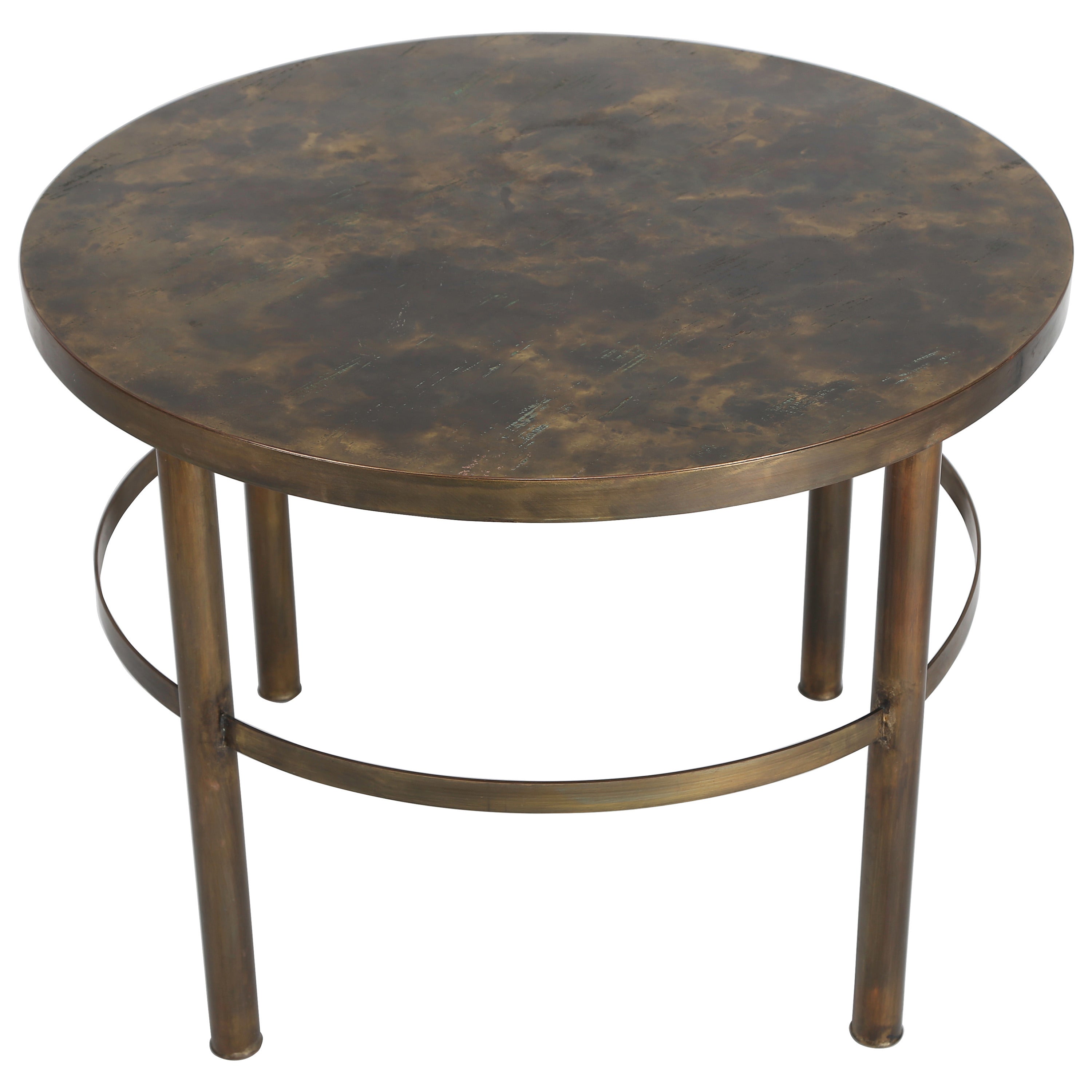 Bronze End Table by Philip and Kelvin LaVerne, circa 1960s