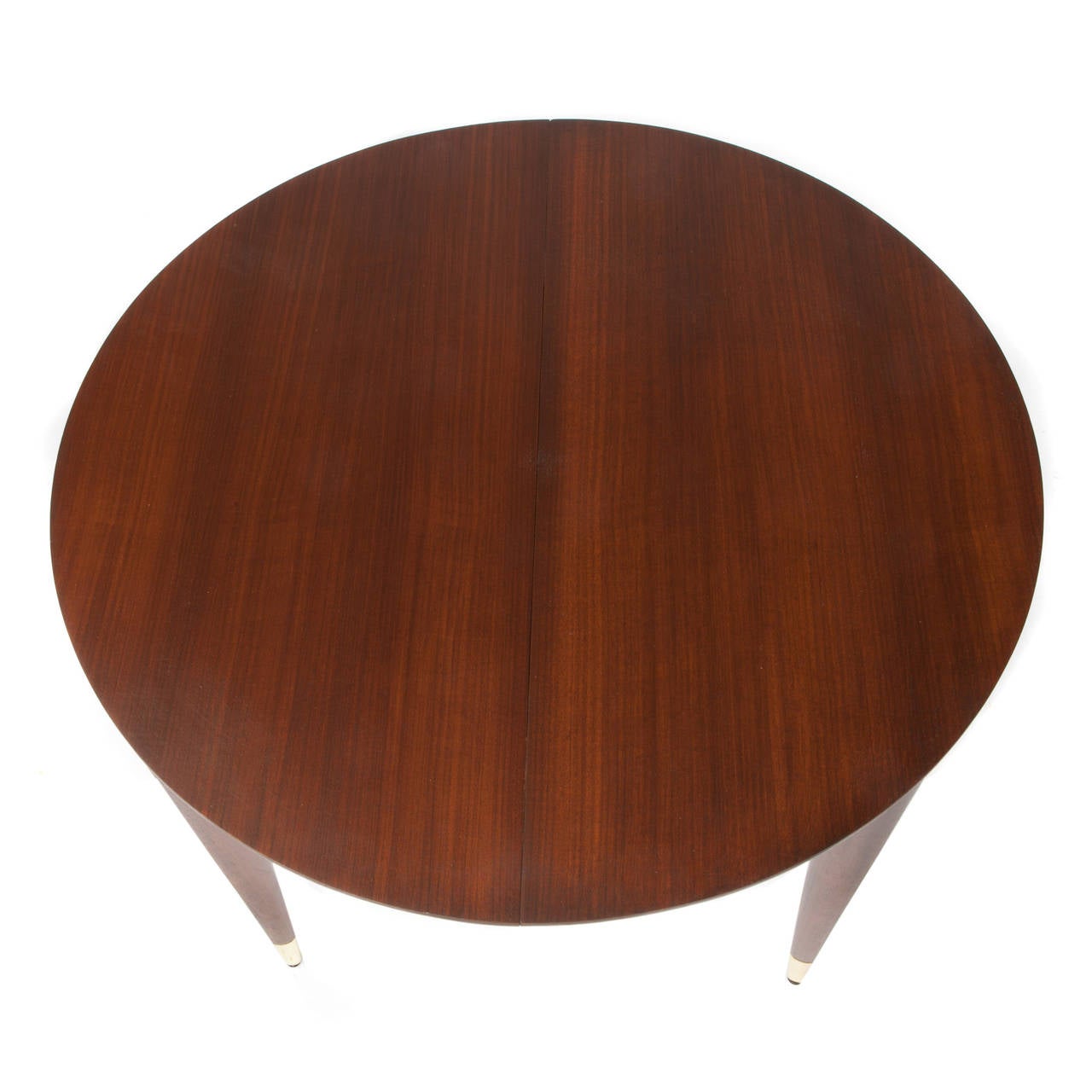 Plated Walnut Extension Dining Table by Gio Ponti