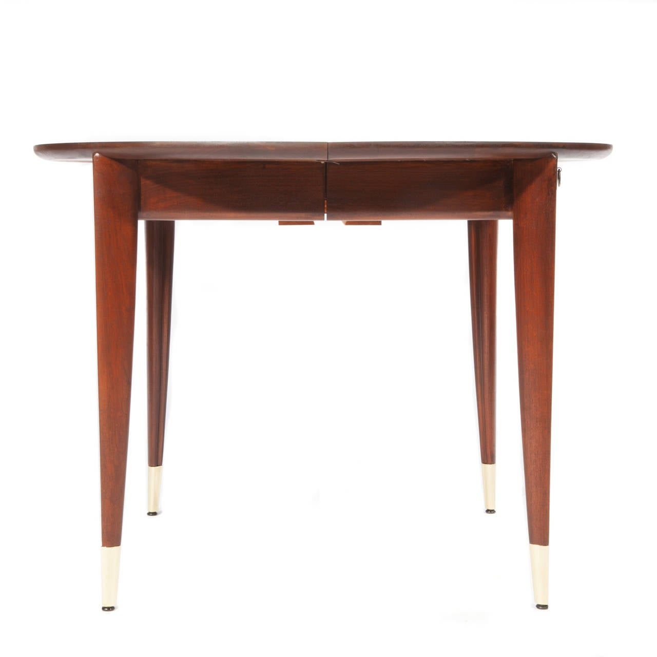 Walnut Extension Dining Table by Gio Ponti In Excellent Condition In Brooklyn, NY