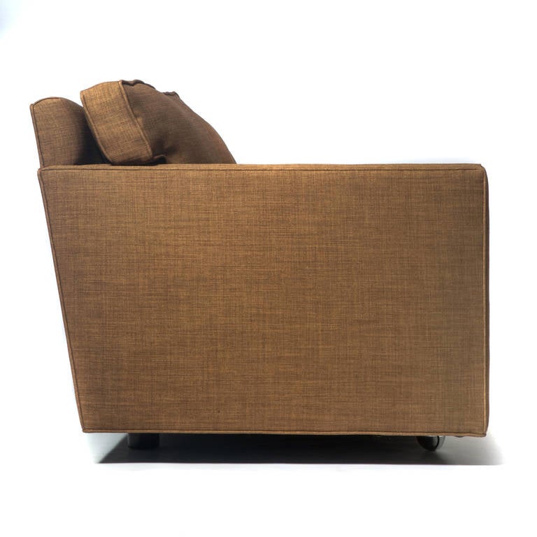 Classic Three-Seat Dunbar Sofa, Circa 1960s In Excellent Condition In Brooklyn, NY