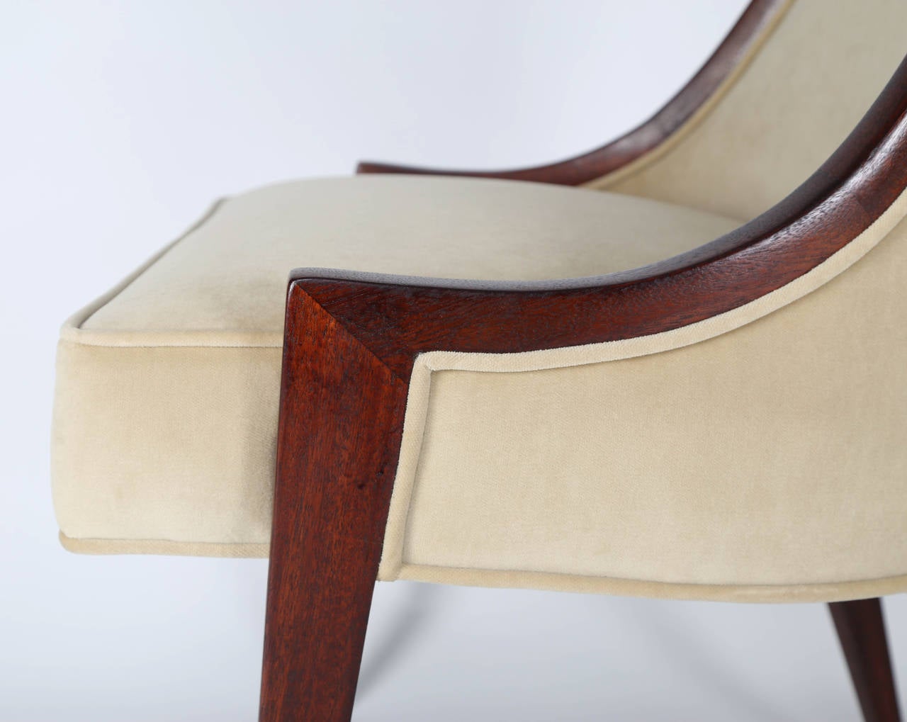 Pair of Harvey Probber Gondola Chairs, circa 1950s 2