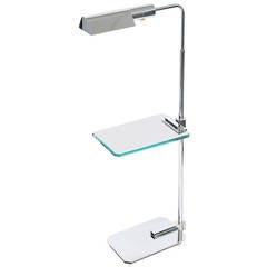 Casella Floor Lamp with Adjustable Drinks Table