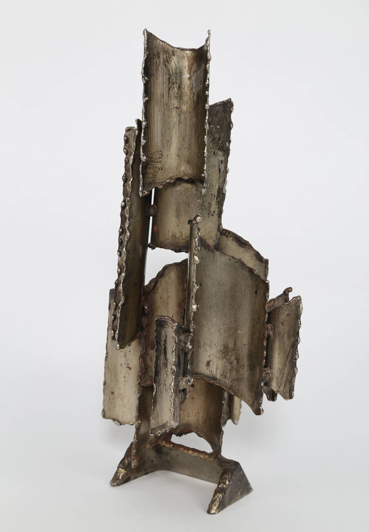 1960s Marcello Fantoni Torch-Cut Table Sculpture 1