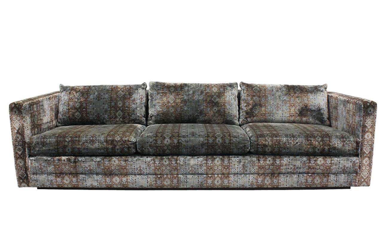 Mid-20th Century 1960s Edward Wormley for Dunbar Three-Seat Sofa