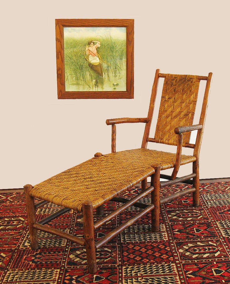 Rare Hickory Lounge Chair 1