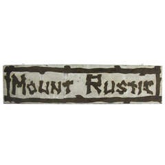 Rustic Lodge Sign