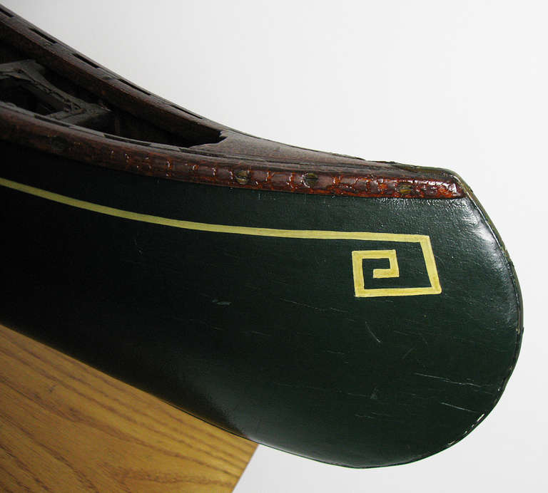 Wood Rare 1920's Salesman's Sample Old Town Canoe Model