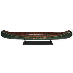 Rare 1920's Salesman's Sample Old Town Canoe Model