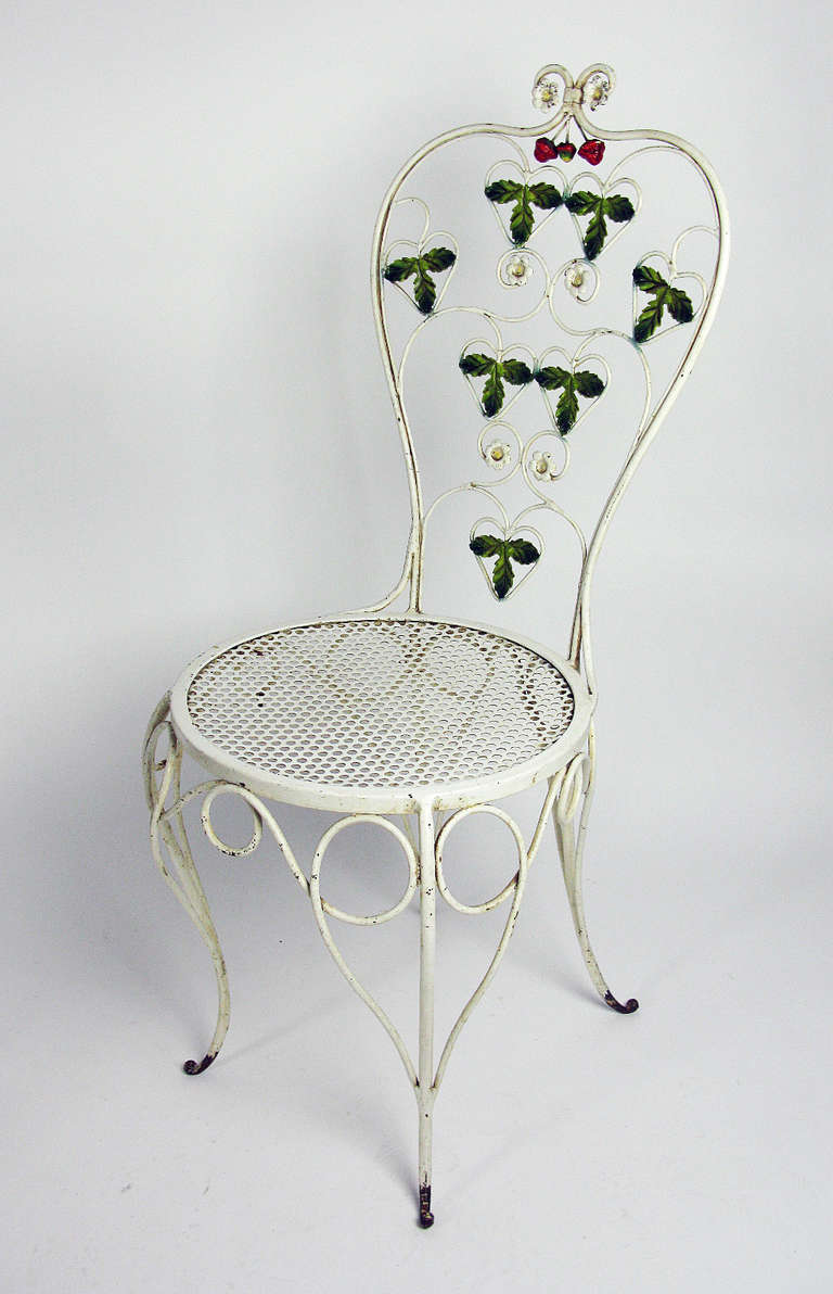 strawberry outdoor table
