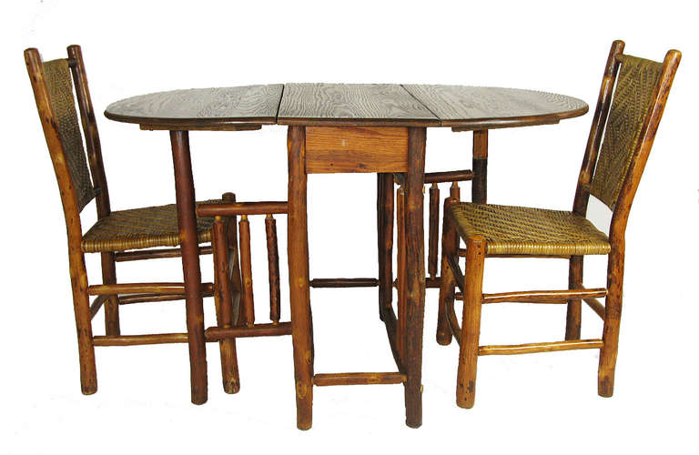 American Old Hickory Gateleg Table